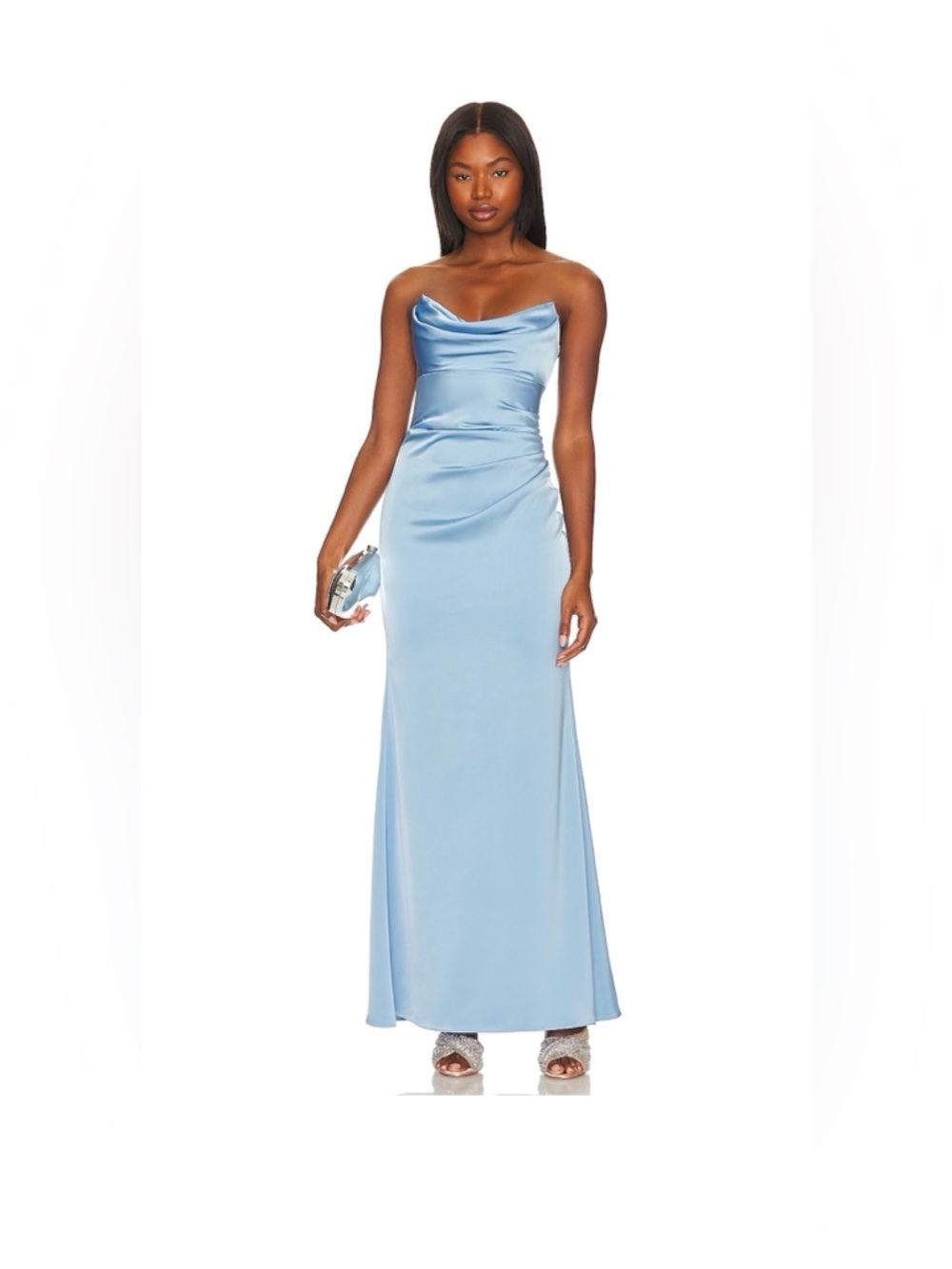 Katie May Prom Wedding Gown Dress Maxi women’s Small Blue elegant stylish